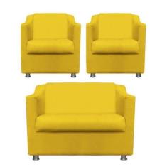 Namoradeira + 2 Polt. Bia P/ Sala de Estar Consultório Clinica Hospita