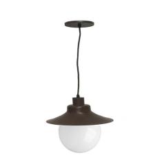 Pendente Colonial São Paulo Antigo 728 em Aço com Globo de Vidro Leito