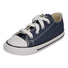 Converse Tênis unissex Chuck Taylor All Star de lona cano baixo, tamanho 40, Azul marino, 10 Toddler