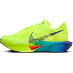 Nike Tênis de corrida feminino Vaporfly 3 Electric (FN7674-900, M), Volt/preto-grito verde, 34