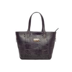 Bolsa feminina de couro croco Audrey