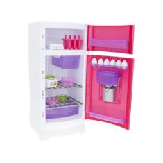 Geladeira Mágica Super Meg Rosa Com Som E Luz - Magic Toys