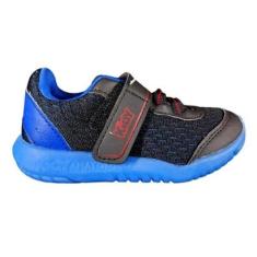 Tênis Infantil Masculino Kidy Luz Led Flex Light Conforto-Masculino