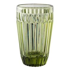 Jogo De 6 Copos Bretagne Em Vidro 355Ml A13cm Cor Verde