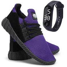 Tênis Caminhada Conforto Academia + Relógio