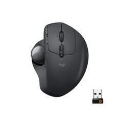 Mouse sem fio Logitech Trackball MX Ergo com Ajuste de Ângulo, USB Unifying ou Bluetooth e Bateria Recarregável - 910-005177