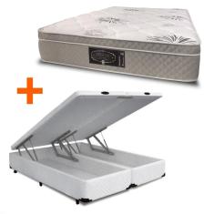 Cama box Baú King Colchão Dabe Premium Euro - 193x203