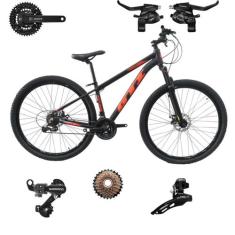 Bicicleta GTI Roma Aro 29 21 Velocidades Aluminio 6061 C/ Kit Shimano,