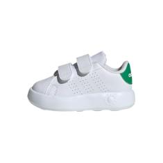 Tênis Adidas Advantage Bubble Infantil Branco e Verde