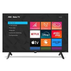 Smart TV 40 AOC Roku DLED HH 40S5045/78 Preto Bivolt