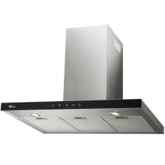 Coifa de Parede Fischer 90cm Infinity Vidro - Inox/Preto