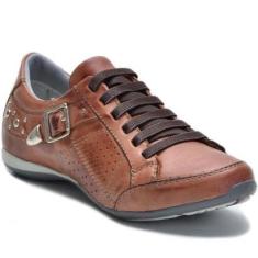 Tênis Casual Feminino Couro Palmilha Gel Fivela Macio Leve-Feminino