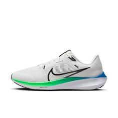 NIKE Pegasus 40 Tênis de corrida masculino, tom platinado/preto-branco-greve, tamanho 42
