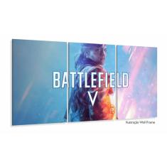 Quadros Decorativos Jogo-battlefield Com 120x60 3 peças Jog