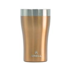 COPO TÉRMICO DE CERVEJA ARELL COM ISOLAMENTO VÁCUO TULIP 500ML METALLIC GOLD