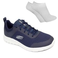 Kit Tênis Skechers Bountiful Masculino + Par de M-Masculino
