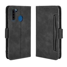 Capa com compartimento para cartão para Blackview A80 PRO, capa flip carteira de couro para Blackview A80 PRO, capa magnética retrô para celular, capa carteira com compartimentos para cartões
