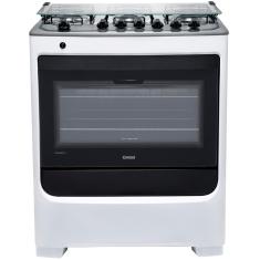 Fogão a Gás de Piso 6 Bocas Mesa em Aço Inox CFS6NAB Consul - Branco