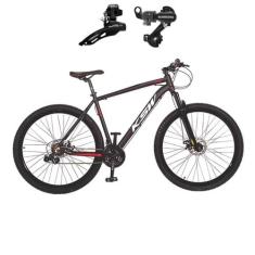 Bicicleta Aro 29 KSW XTL 100 24 Velocidades MTB Alumínio Freios a Disc