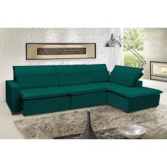 Sofá Istambul 3.80x2.10m Retrátil e Reclinável com Chaise - Sofisticat