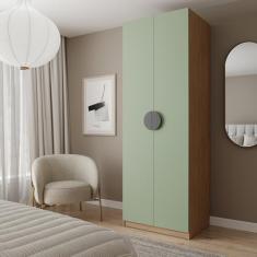 Guarda-roupa Modulado Joy com Cabideiro Cabecasa Madeiramadeira Verde