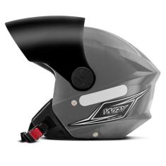 Capacete Moto Aberto Mixs Way Viseira Fumê Masculino Feminino Confortá