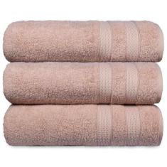 Kit 3 Toalha de Banho Fio Penteado Extra Macia - Comfort - Central Toa