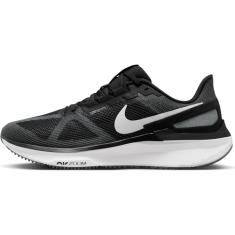 Nike Structure 25 Tênis de corrida masculino, Preto, branco, cinza ferro, 10.5 Women/9 Men