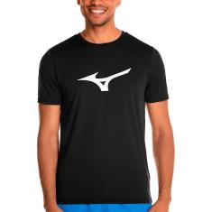 T-Shirt Mizuno Run Spark, P, Preto/Branco
