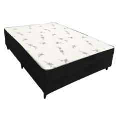Cama Box Viuva Conjugada Ortopédico solteirão 128x188x53 - RR COLCHOES