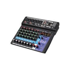 Mesa De Som Profissional 8 Canais A8 Áudio Usb Smart Conjunto Interfac