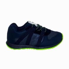 Tênis Casual Masculino Infantil Menino Calce Fácil Respi-Tec Kidy 096-0230-Masculino
