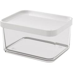 Pote Clear Grande Coza 13,1 x 16,7 x 8,5 cm 280 ml Branco
