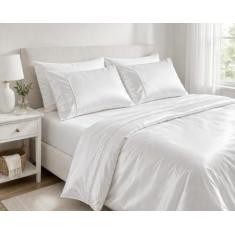 JOgo de Lençol Queen 600 Fios 4 Peças completo algodao Egipcio - Rafal