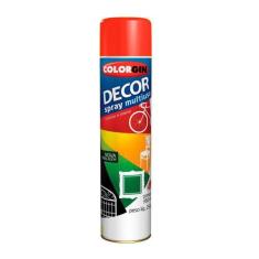 Tinta Spray Decor Vermelho 350ml - Colorgin
