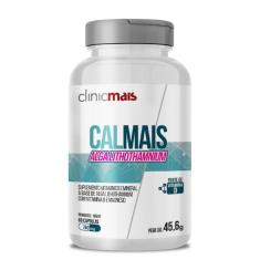 Cálcio, Magnésio, Vitamina D3 - Calmais Alga Lithothamnium 60 Cápsulas 760mg Clinicmais
