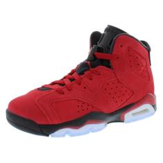 Nike Jordan 6 Retro (Ps) Tênis masculino, Vermelho/preto, 17