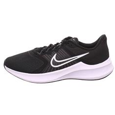 Nike Downshifter 11 Womens Running Trainers CW3413 Sneakers Shoes (UK 3.5 US 6 EU 36.5, Black White Dark Smoke Grey 006)