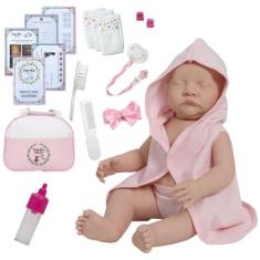 Boneca Reborn Menina Recém Nascida Premium Presente - Cegonha Reborn D