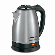 Chaleira Eletrica Mondial 2litros - 79520-02 Preto Com Inox 220v, 220V