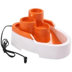 Bebedouro Para Gatos Fonte Automática 2,5L DuraFont - Durapets, Laranj