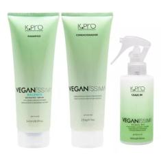 Kit Veganissíma Sh Balancer 240ml + Cond 230g+ Leave-in Kpro