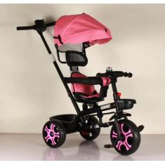 Triciclo Zupa Com Assento Giratório Passeio Empurrar e Pedalar Multifu