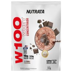 W100 Whey Concentrado - 1 Sachê 30g Chocolate - Nutrata-Unissex