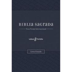 Bíblia Nvi, Couro Soft, Azul, Letra Grande, Com Espaço Para Anotações, Leitura Perfeita