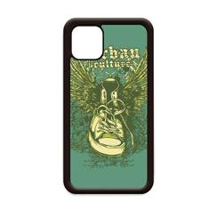 Capa de lona com estampa de asas para iPhone 12 Pro Max para Apple Mini Mobile Case