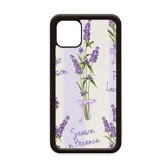 Capa de arte de desenho lavanda para iPhone 12 Pro Max para Apple Mini Mobile Case Shell
