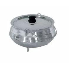 Panela Tripé Alumínio Polido 17 cm X 12 cm 2 Litro Feijão N 5