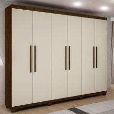 Roupeiro 6 Portas 4 Gavetas Master
