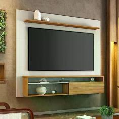 Painel para Tv até 60 Polegadas Nt 1100 Notável Móveis Off White/freijó Trend